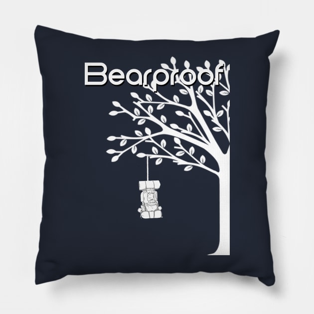 Bearproof Pillow by TripleTreeAdv