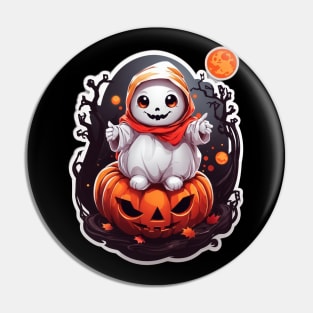 Cute Halloween Ghost Pin