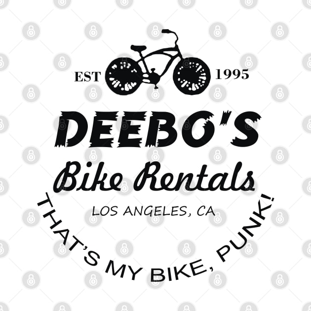 Deebos Bike Rentals That's My Bike, Punk by JoyoSpring