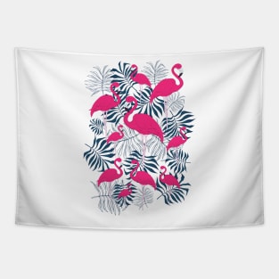 Pink Flamingo Pattern Tapestry