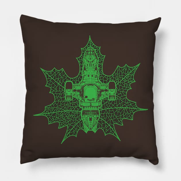 Serenity Leaf Pillow by bigdamnbrowncoats