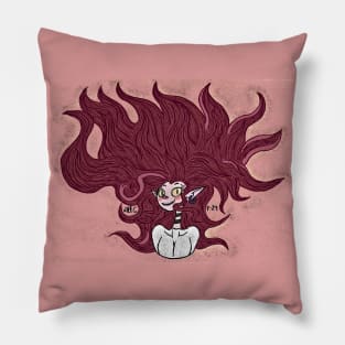 Wavy Red Pillow