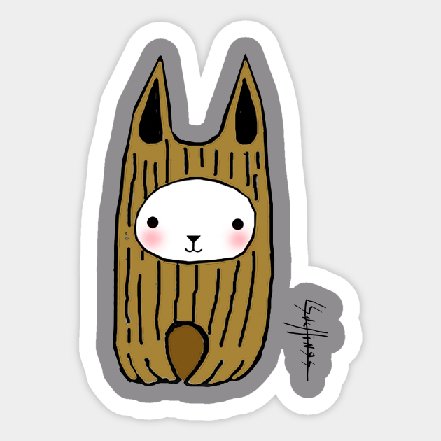 Bibbit - Cute Cat Bunny - Sticker