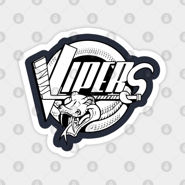 Detroit Vipers Magnet by natearmbruster