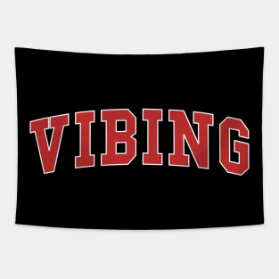 Vibing Varsity Tapestry