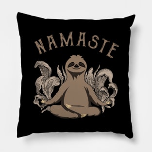 Yoga Namaste Sloth Pillow