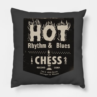 Vintage Rhythm and Blues Record Firm Pillow