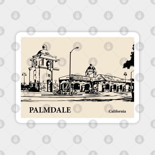 Palmdale - California Magnet by Lakeric