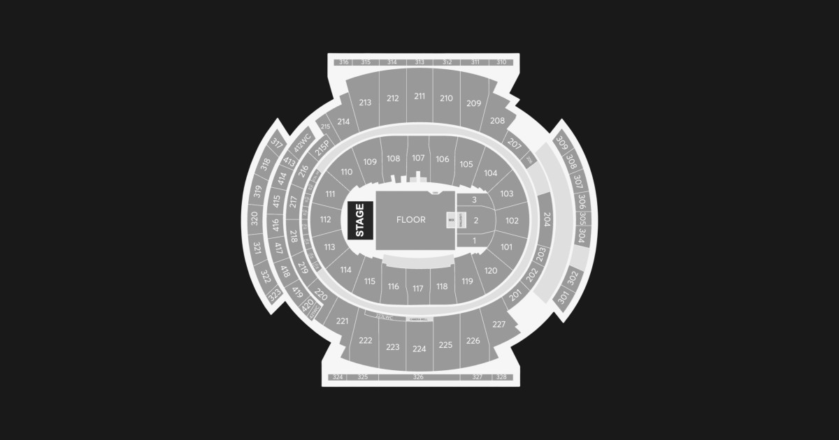 MSG Seating Chart Madison Square Garden TShirt TeePublic