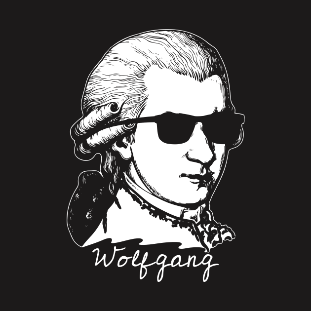 Mozart Music Shirt - Wolfgang by redbarron
