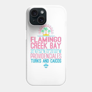 Flamingo Creek Bay, Providenciales, Turks and Caicos Islands Phone Case