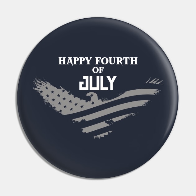 Happy Fourth of July Pin by TeesByOlivia