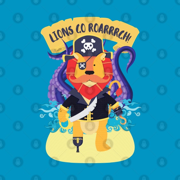 Pirates lion go roarrgh by GiveMeThatPencil