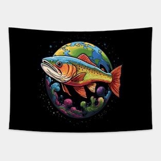 Trout Earth Day Tapestry