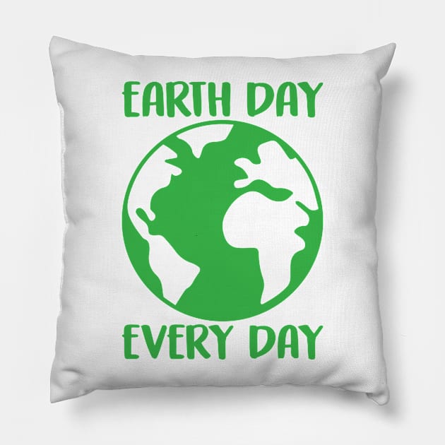 Earth Day Every Nature Environment Planet Universe Global Warming Pillow by Mellowdellow