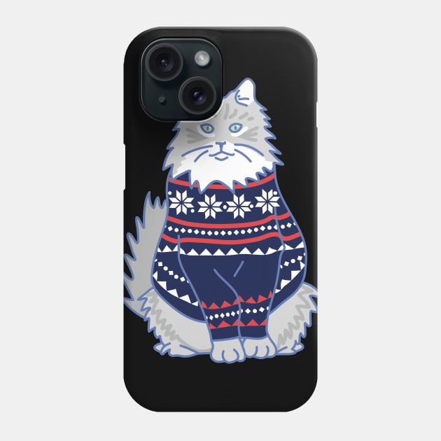 Norwegian Forest Cat Phone Case by Wlaurence