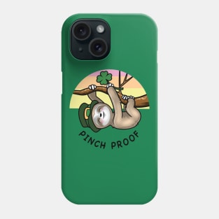 St paddy cute sloth Phone Case
