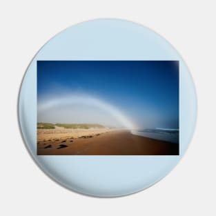 Fogbow on Druridge Bay in Northumberland Pin