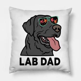 Labrador Retriever Dad Lab Dad Pillow