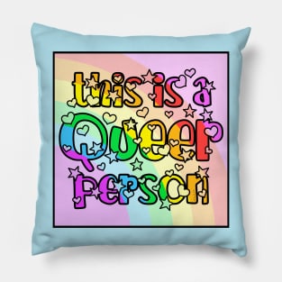 This Is A Queer Person Pillow