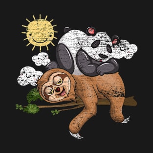 Panda Sleepy Sloth T-Shirt