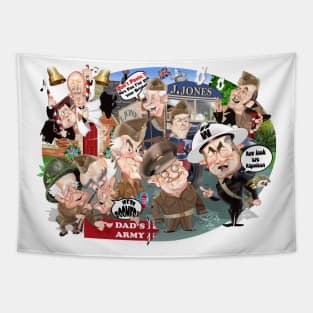 Dads Army Collective Tapestry