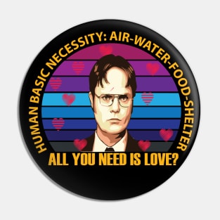 The office valentine Pin