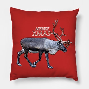 Santa Claus Reindeer Pillow