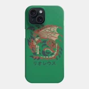 Monster Hunter World Rathalos Kanji Icon Phone Case