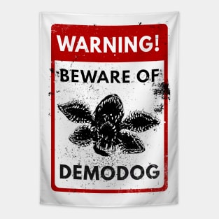 Warning Demodog Tapestry