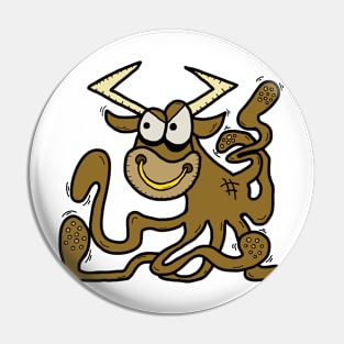 The Bullktopus Pin