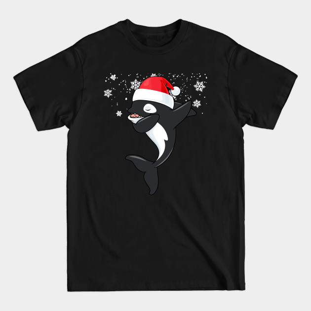 Disover Orca Christmas Dabbing - Christmas - T-Shirt