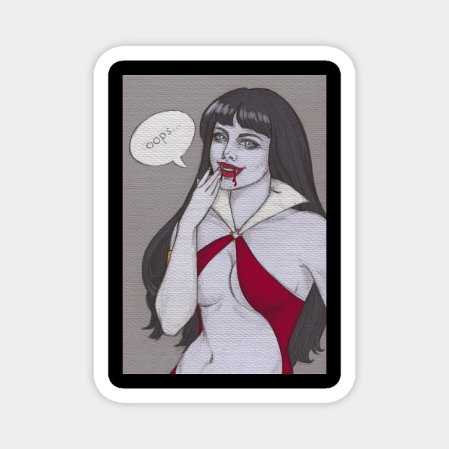 Vampirella Magnet by Designs by Twilight