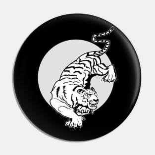 White Tiger Pin