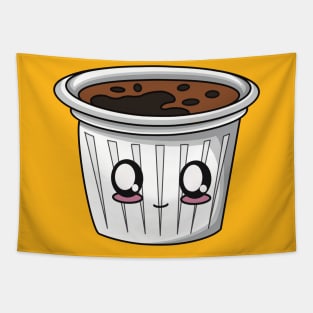 Kawaii Cafecito Tapestry