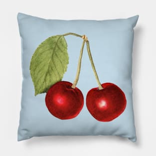 vintage cherry pattern retro collection Pillow