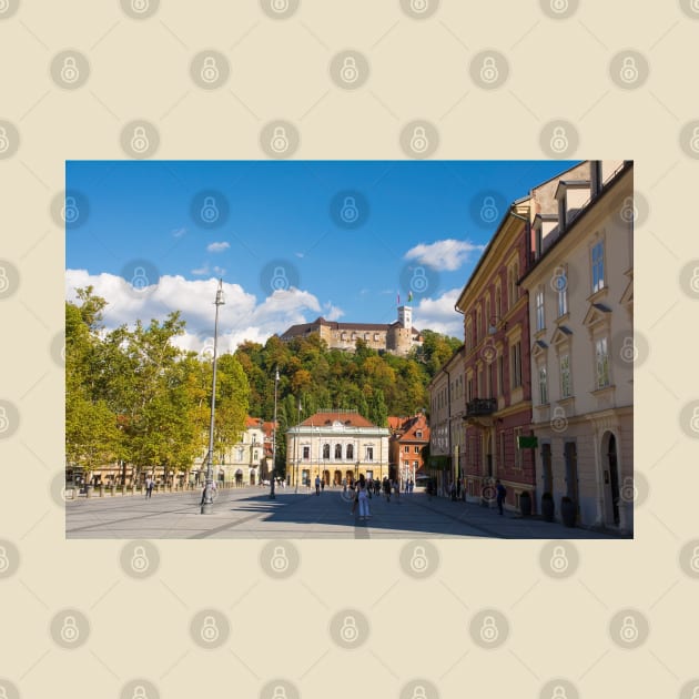 Congress Square in Ljubljana, Slovenia by jojobob