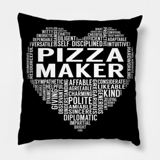 Pizza Maker Heart Pillow