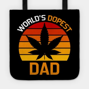 worlds dopest dad Tote