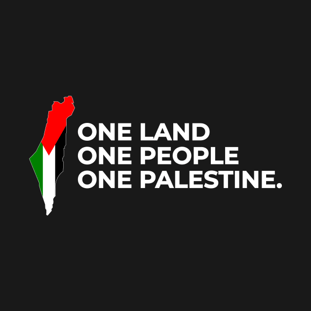 One land, one people, one Palestine (Dark) by Muslimory