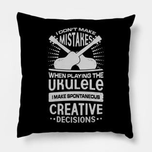 Funny Ukulele Player Gift Pillow