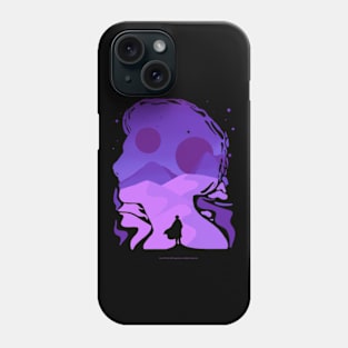 Paul Atreides on Arrakis, Double Exposure Minimalist Illustration Phone Case