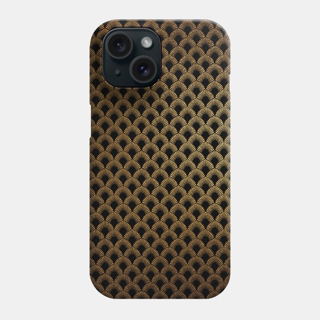 Art Deco Pattern - Fish Scale Phone Case by yaros