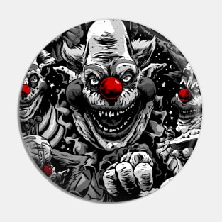 Killer Klowns bw 80s horror movies clowns Pin
