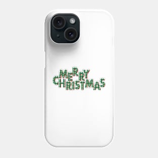 Green Red Merry Christmas Phone Case