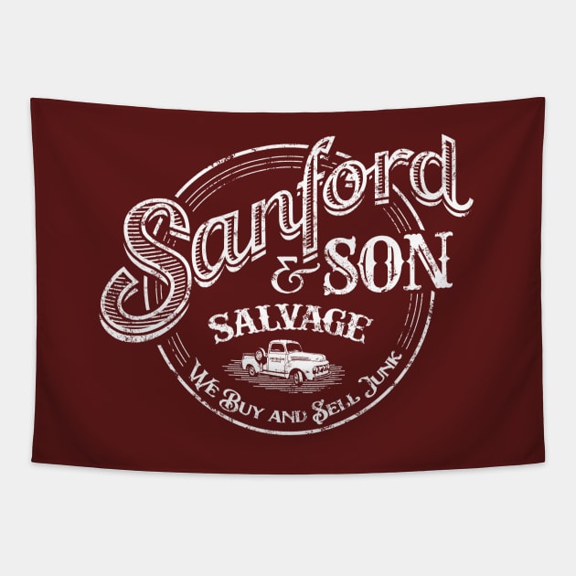 Sanford and Son Salvage - Distressed Tapestry by tonynichols