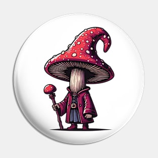 Mushroom Adventurer Pin