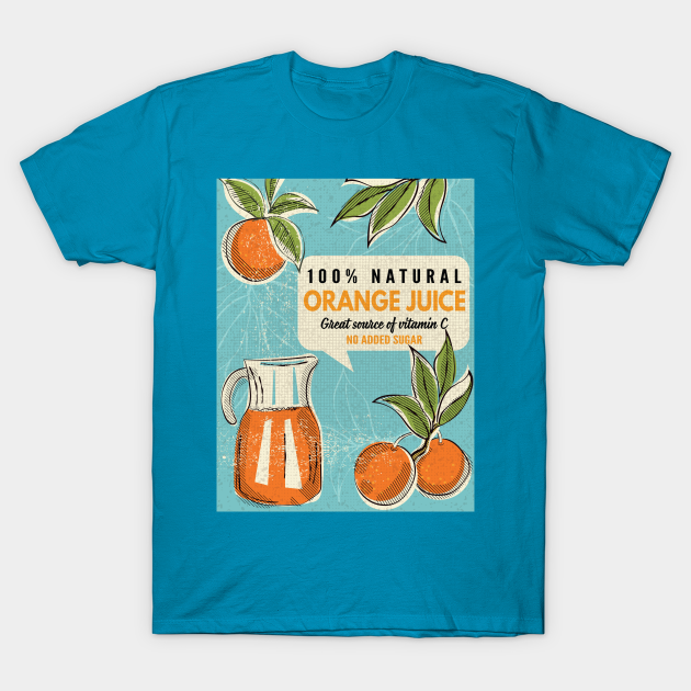 Vintage Orange Juice Ad - Orange Juice - T-Shirt