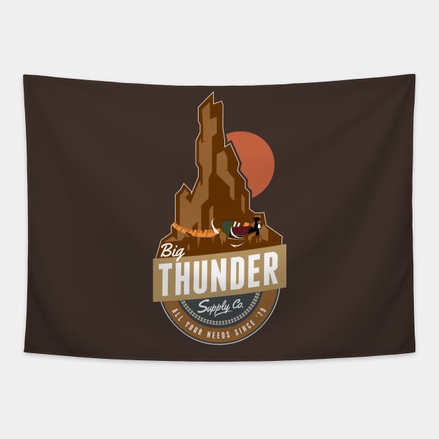 Big Thunder Supply Company Tapestry by DeepDiveThreads