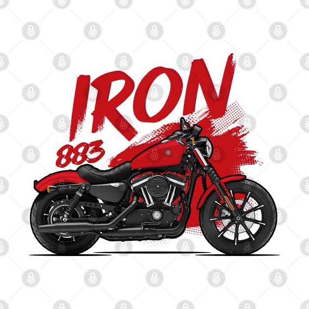 Iron 883 - Red by Tomislav Lozić